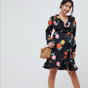 ASOS maternity jacquard dress